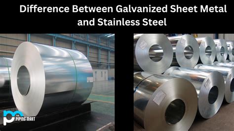 galvanized sheet metal vs stainless steel|is galvanized steel stronger than.